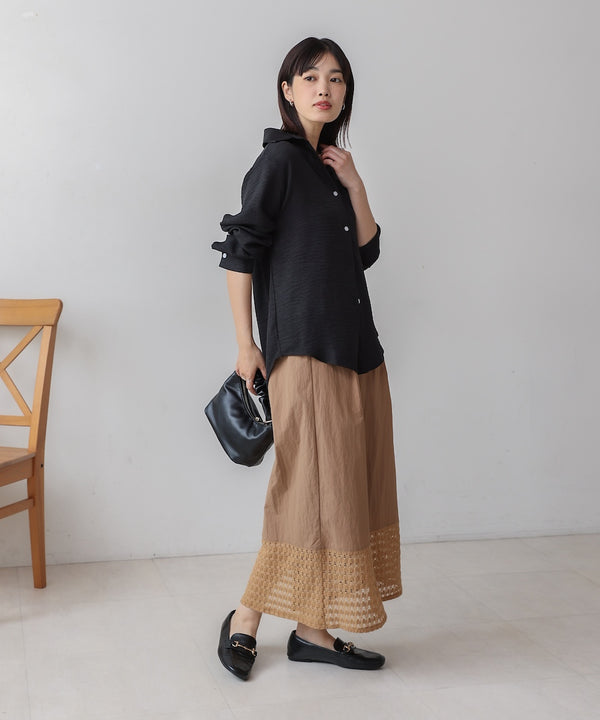 裾レースタイトスカート