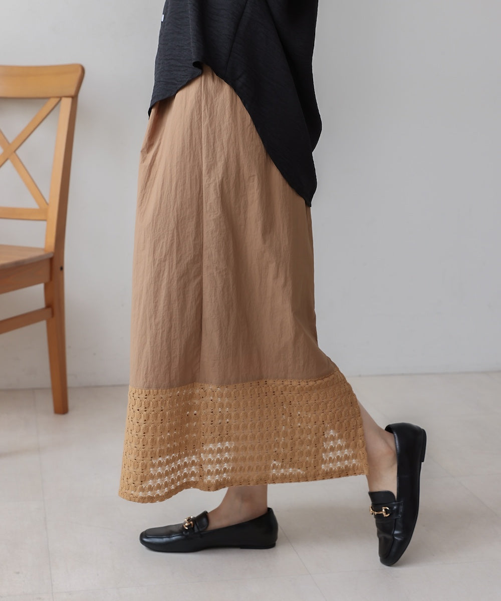 裾レースタイトスカート