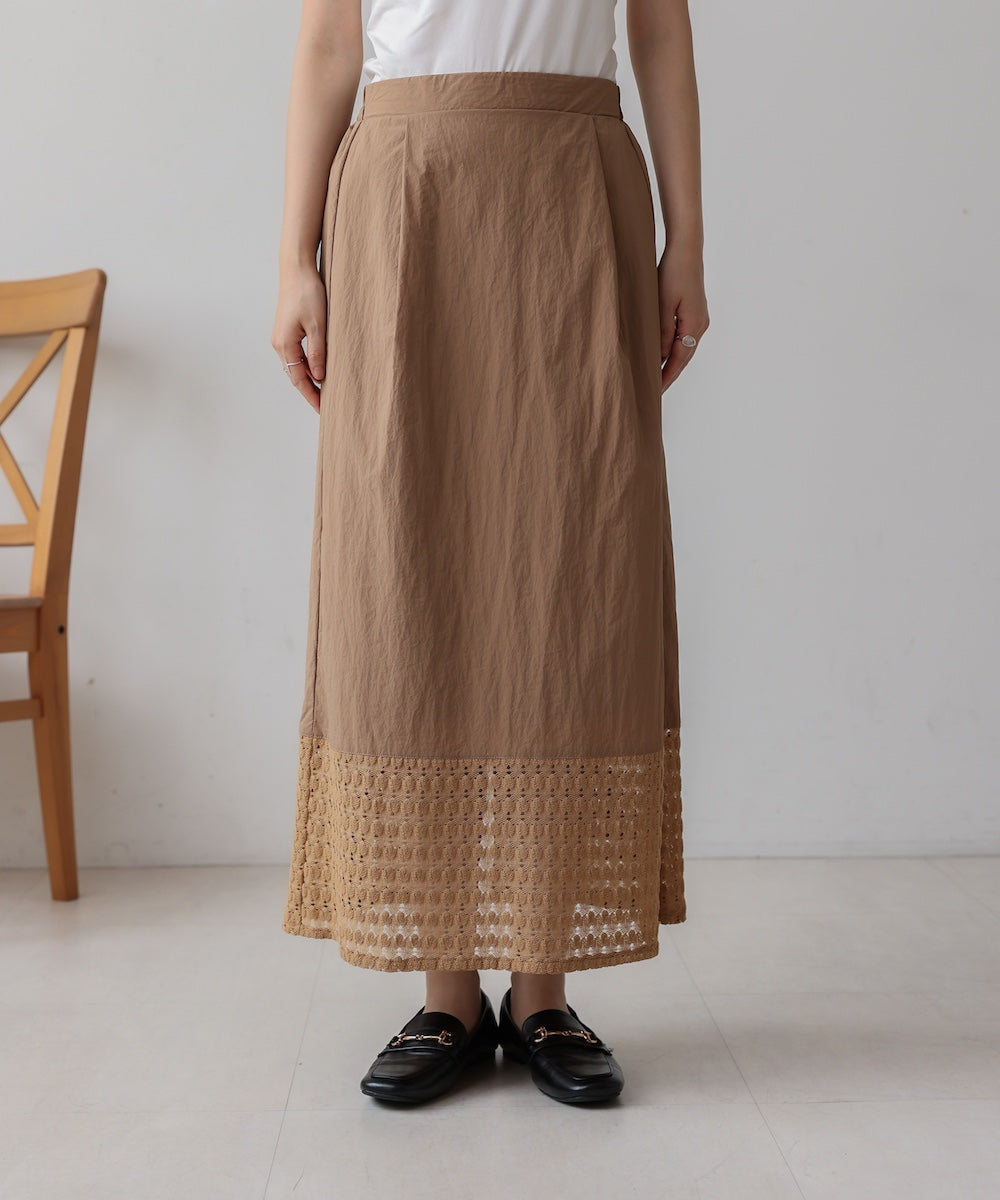 裾レースタイトスカート