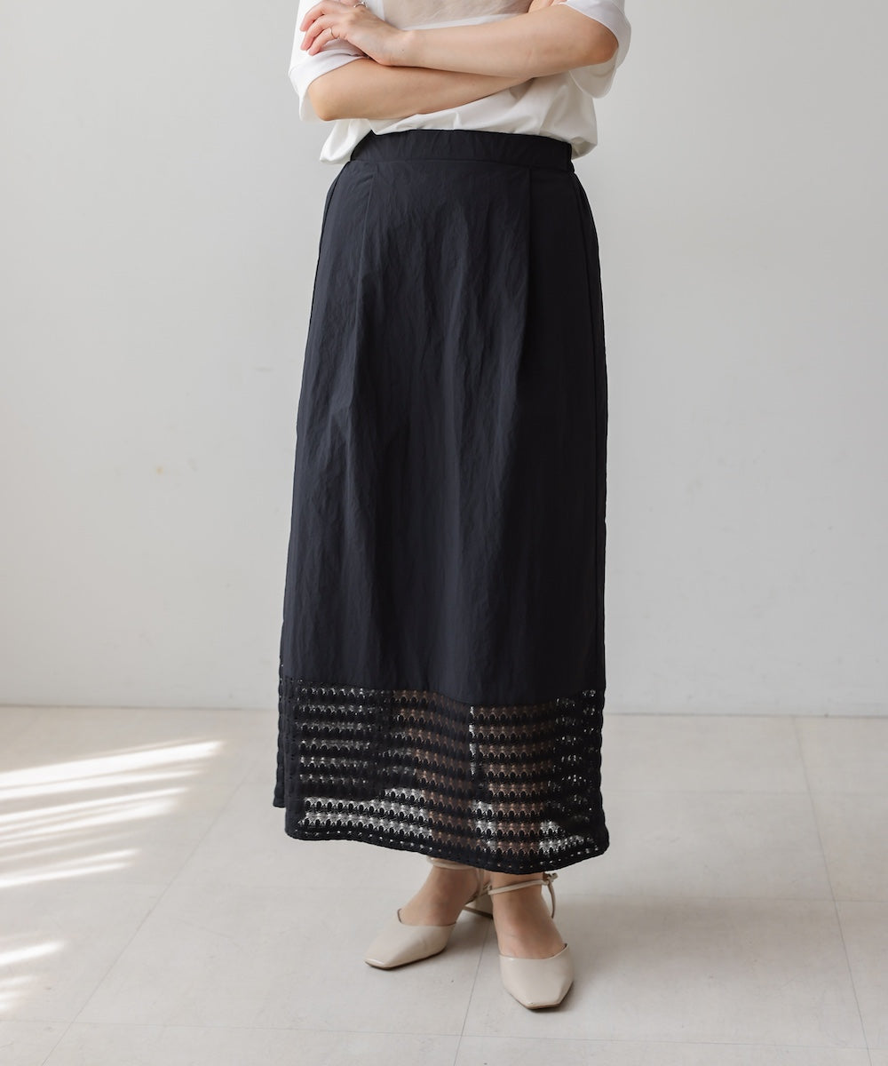 裾レースタイトスカート