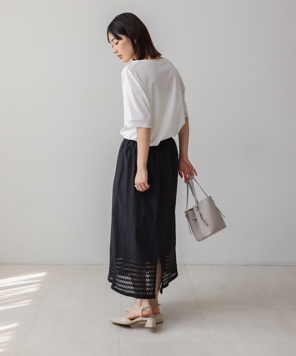 裾レースタイトスカート