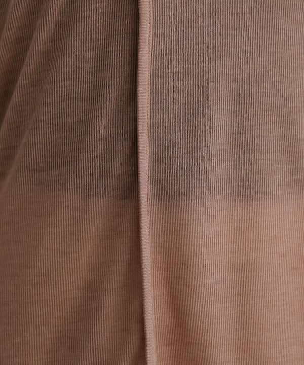 スラブシアーデザインプルオーバー