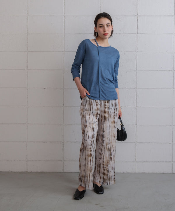 スラブシアーデザインプルオーバー