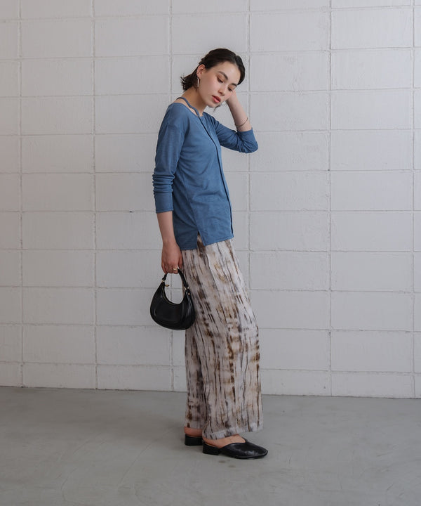 スラブシアーデザインプルオーバー