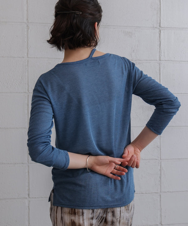 スラブシアーデザインプルオーバー