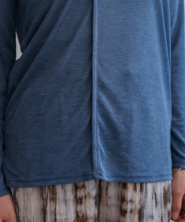 スラブシアーデザインプルオーバー