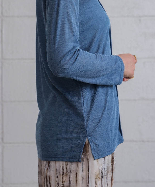 スラブシアーデザインプルオーバー