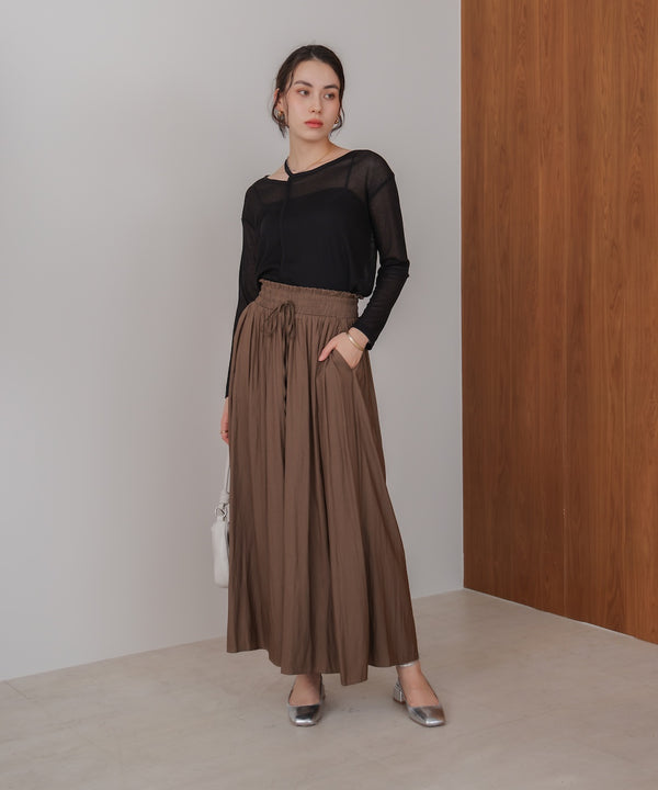 スラブシアーデザインプルオーバー