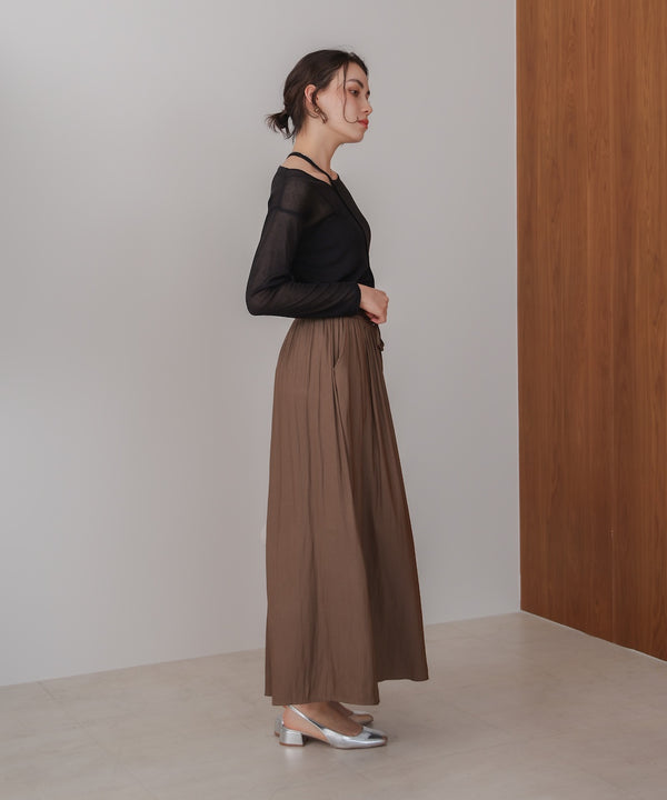 スラブシアーデザインプルオーバー