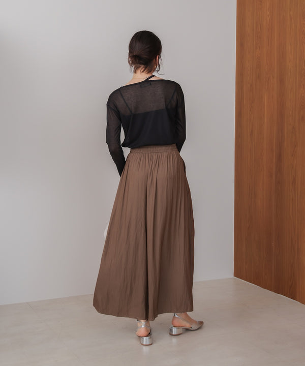 スラブシアーデザインプルオーバー