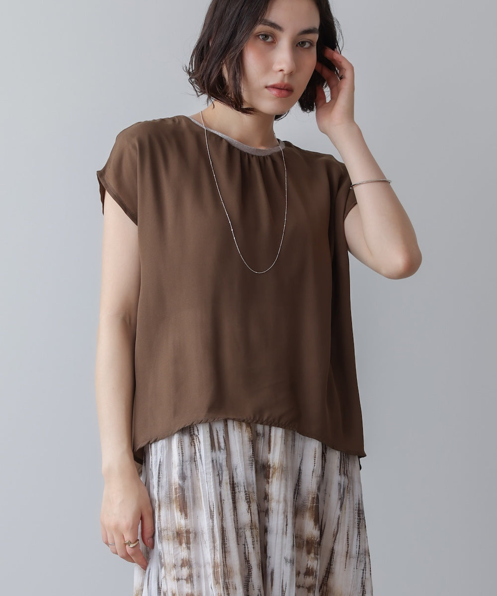 ドッキングニュアンスプリントワンピース