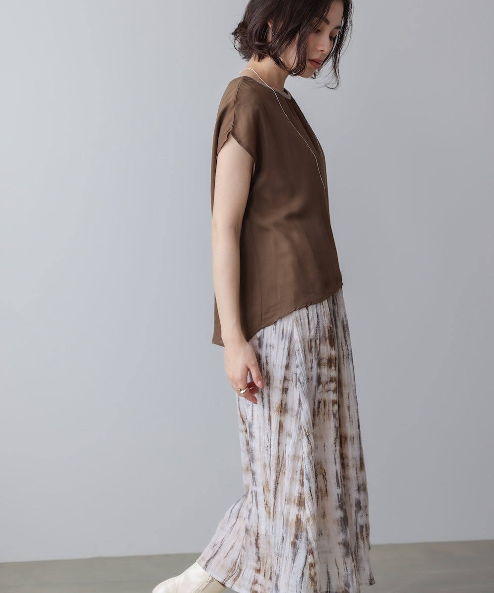 ドッキングニュアンスプリントワンピース