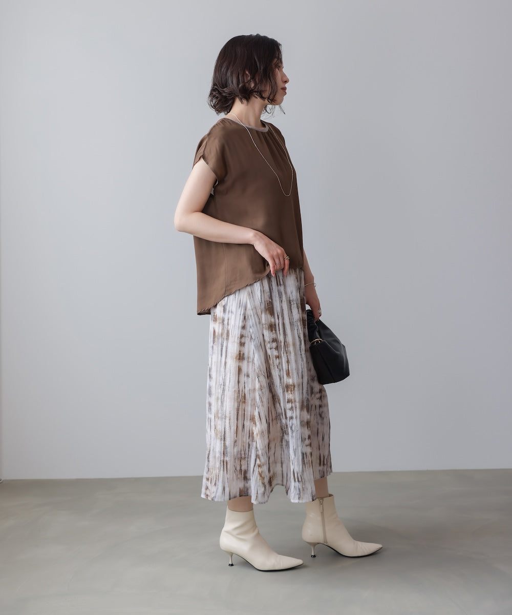 ドッキングニュアンスプリントワンピース