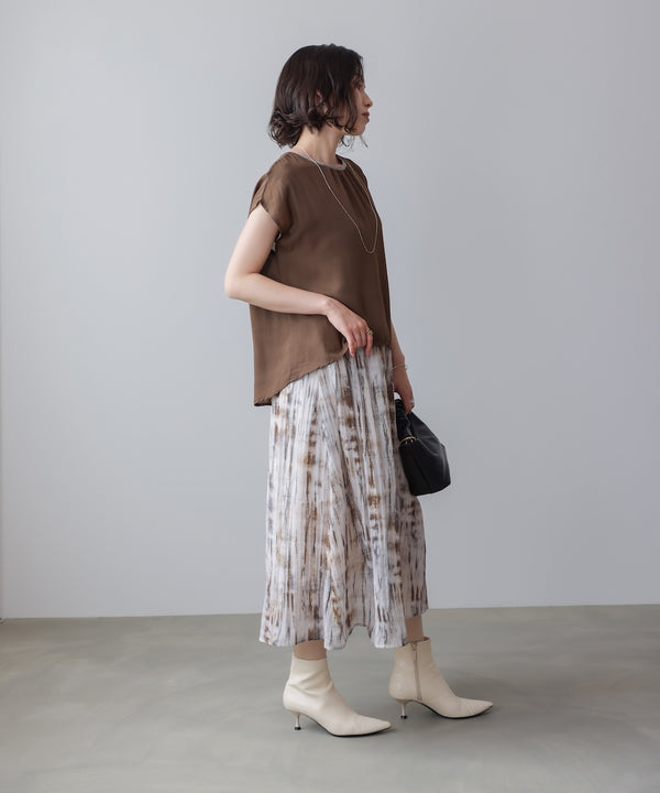 ドッキングニュアンスプリントワンピース