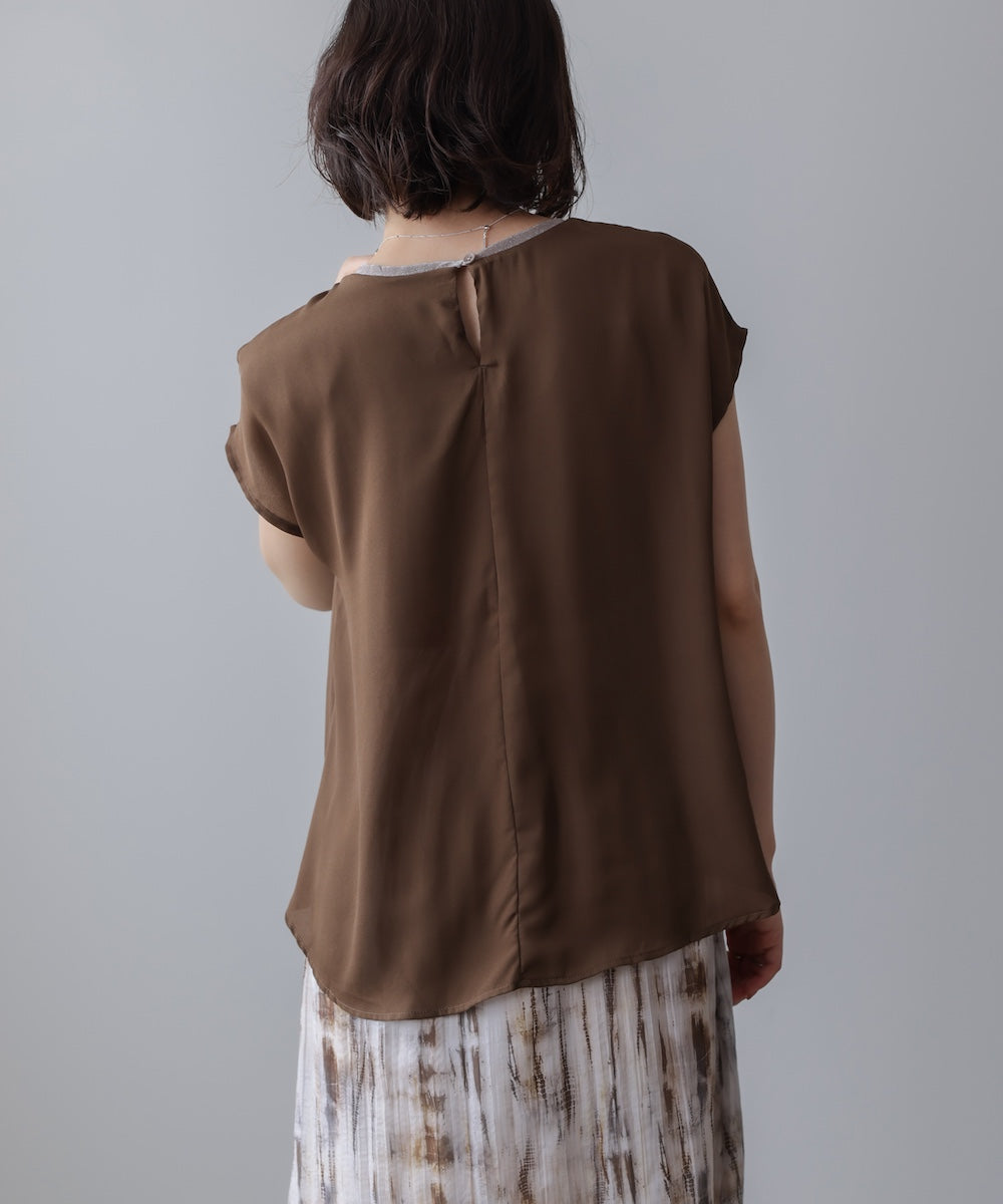 ドッキングニュアンスプリントワンピース