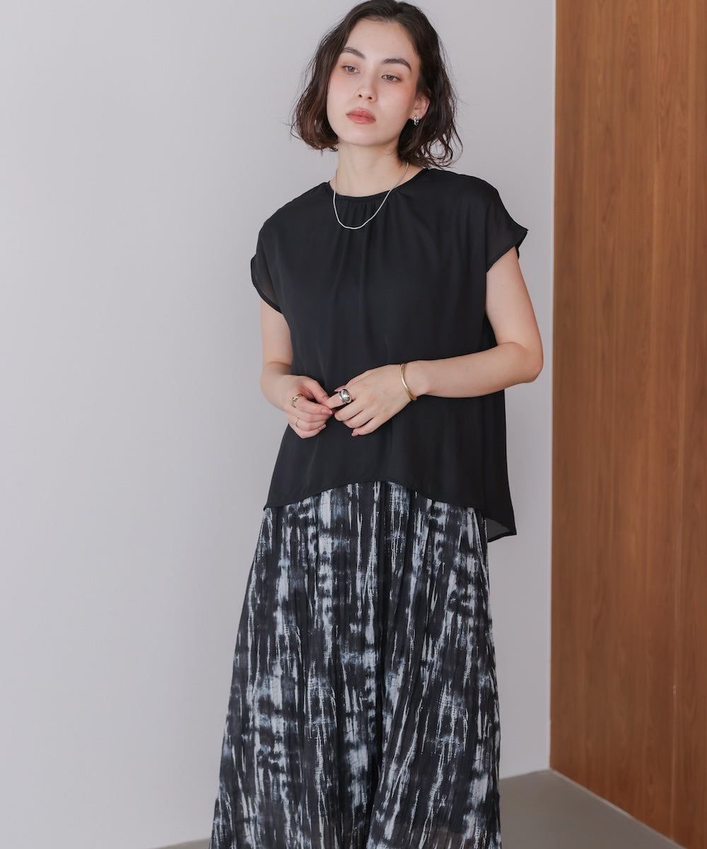 ドッキングニュアンスプリントワンピース