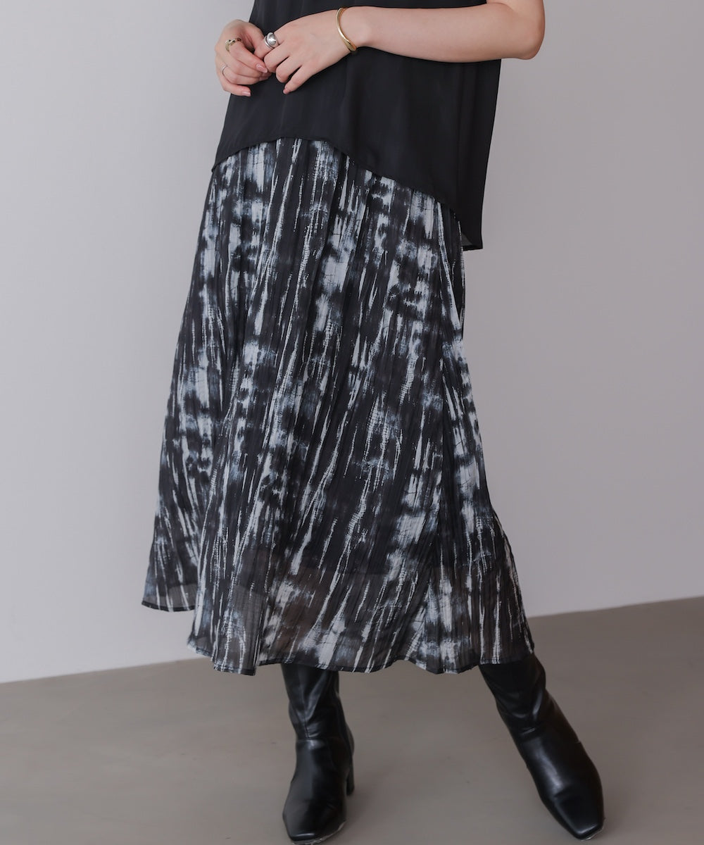 ドッキングニュアンスプリントワンピース