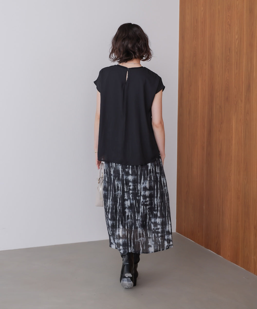 ドッキングニュアンスプリントワンピース