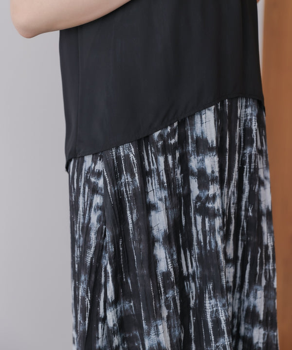 ドッキングニュアンスプリントワンピース