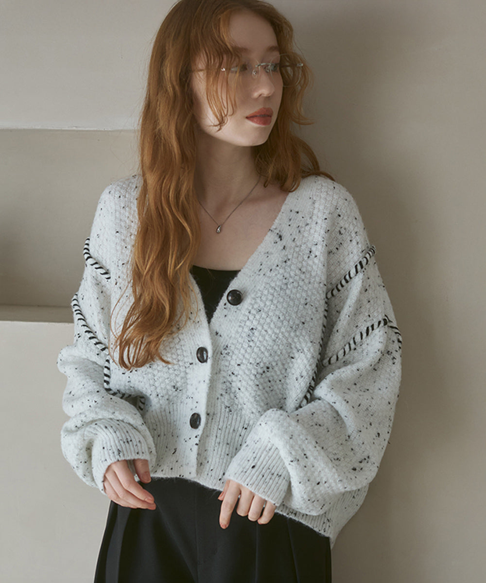 チョコチップショートカーディガン