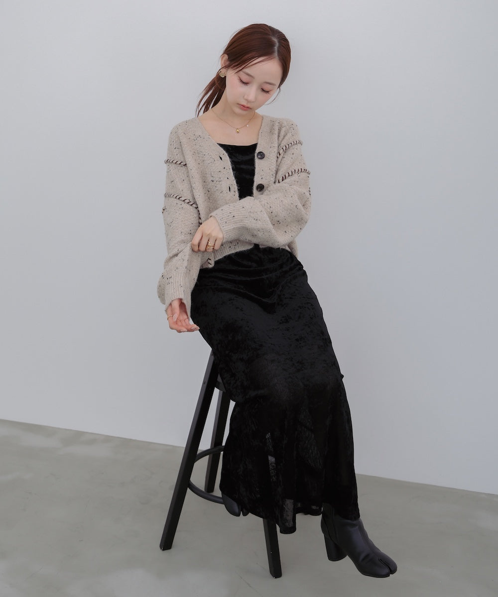 チョコチップショートカーディガン