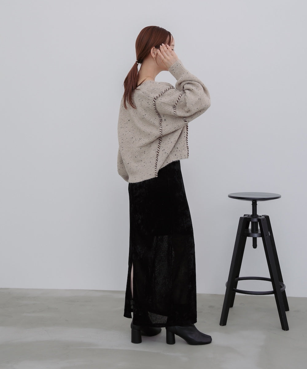 チョコチップショートカーディガン