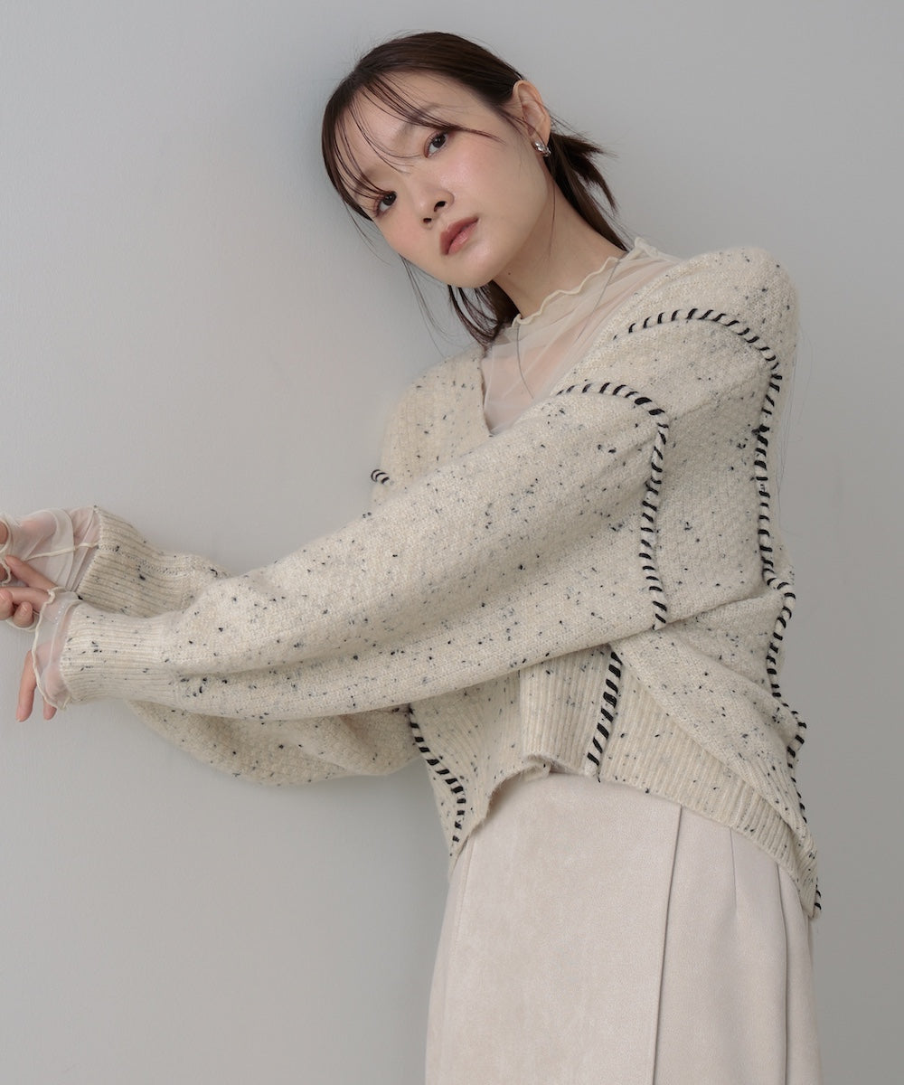 チョコチップショートカーディガン