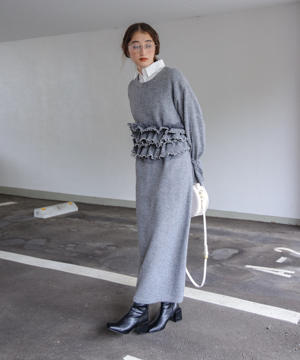 ビスチェセットニットワンピース