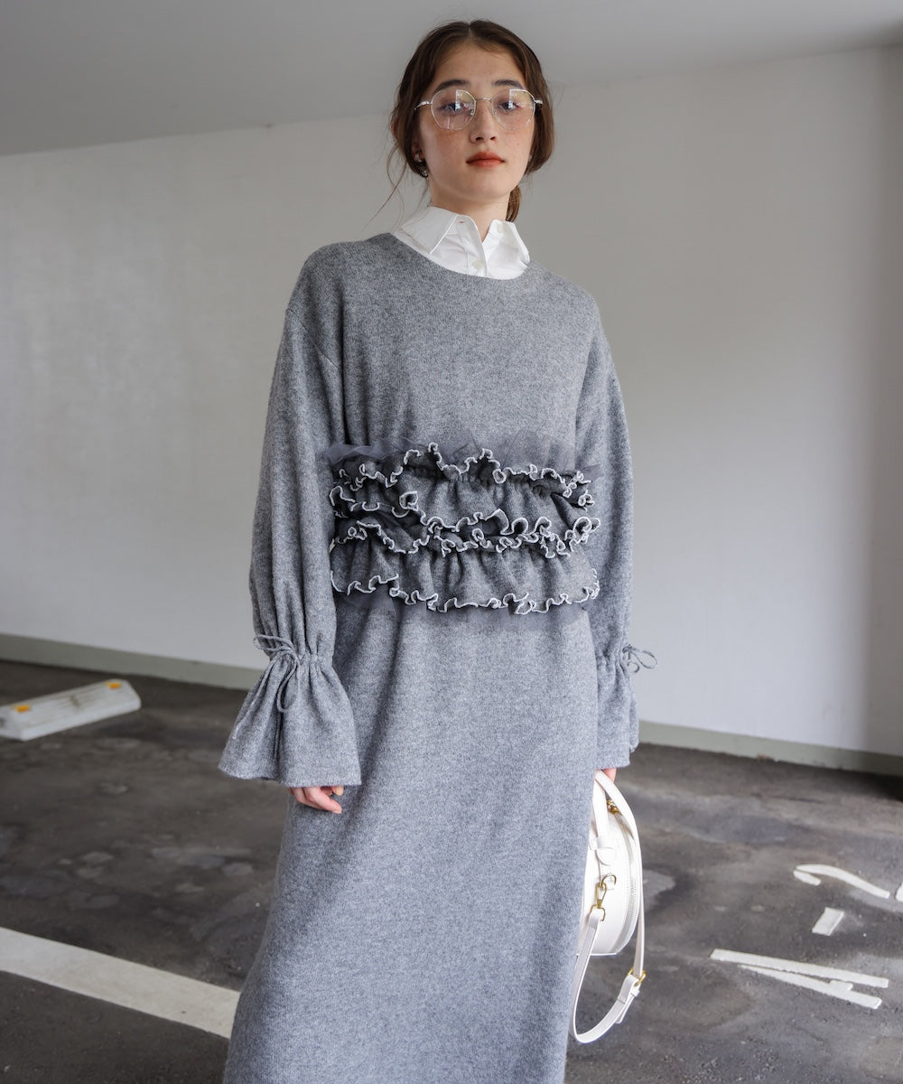 ビスチェセットニットワンピース