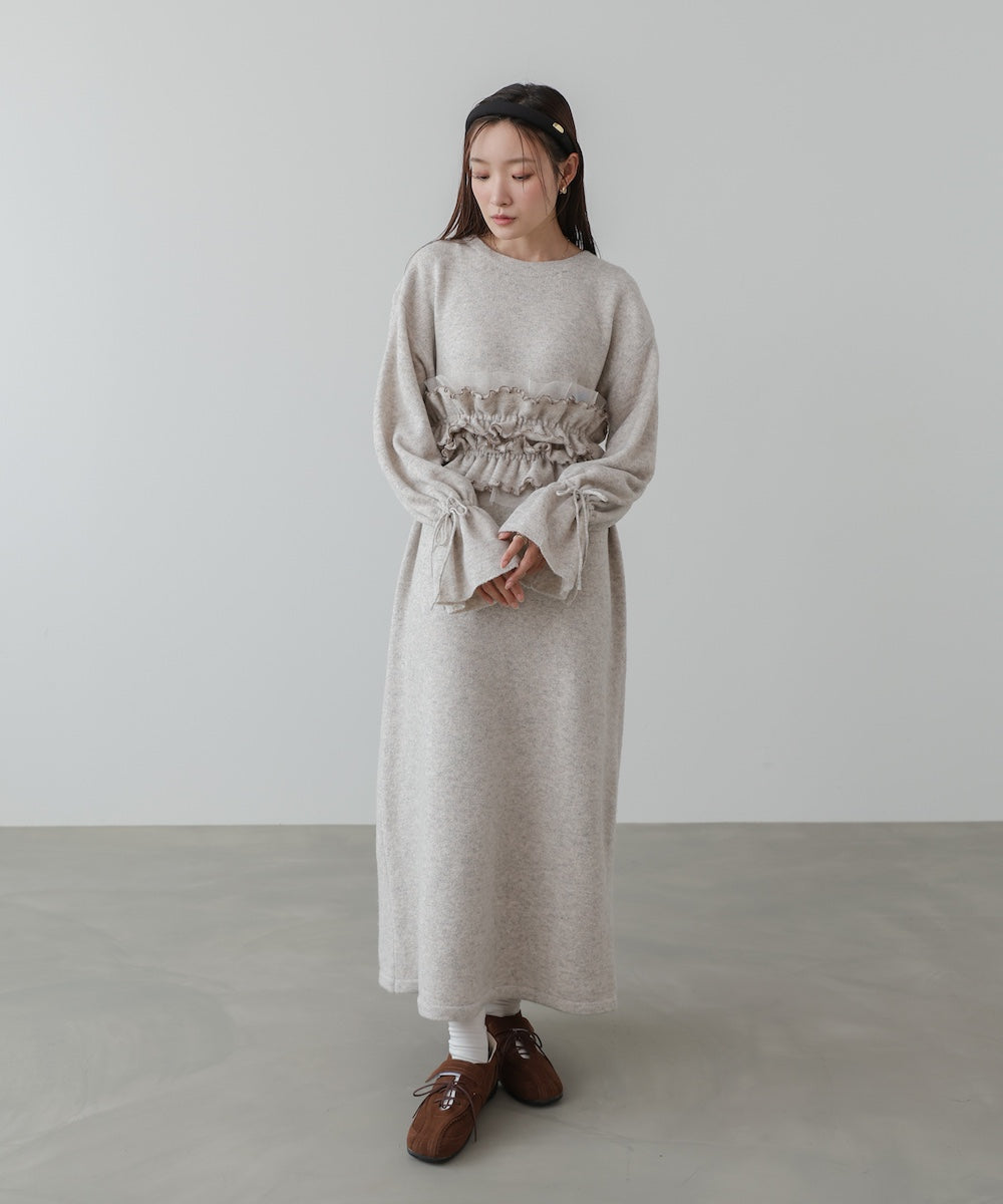 ビスチェセットニットワンピース