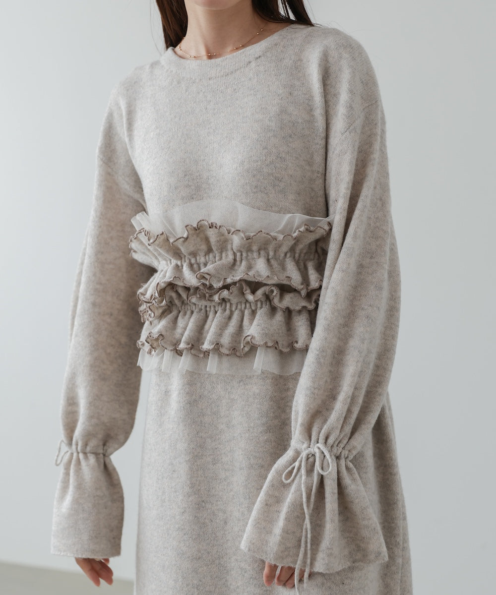 ビスチェセットニットワンピース