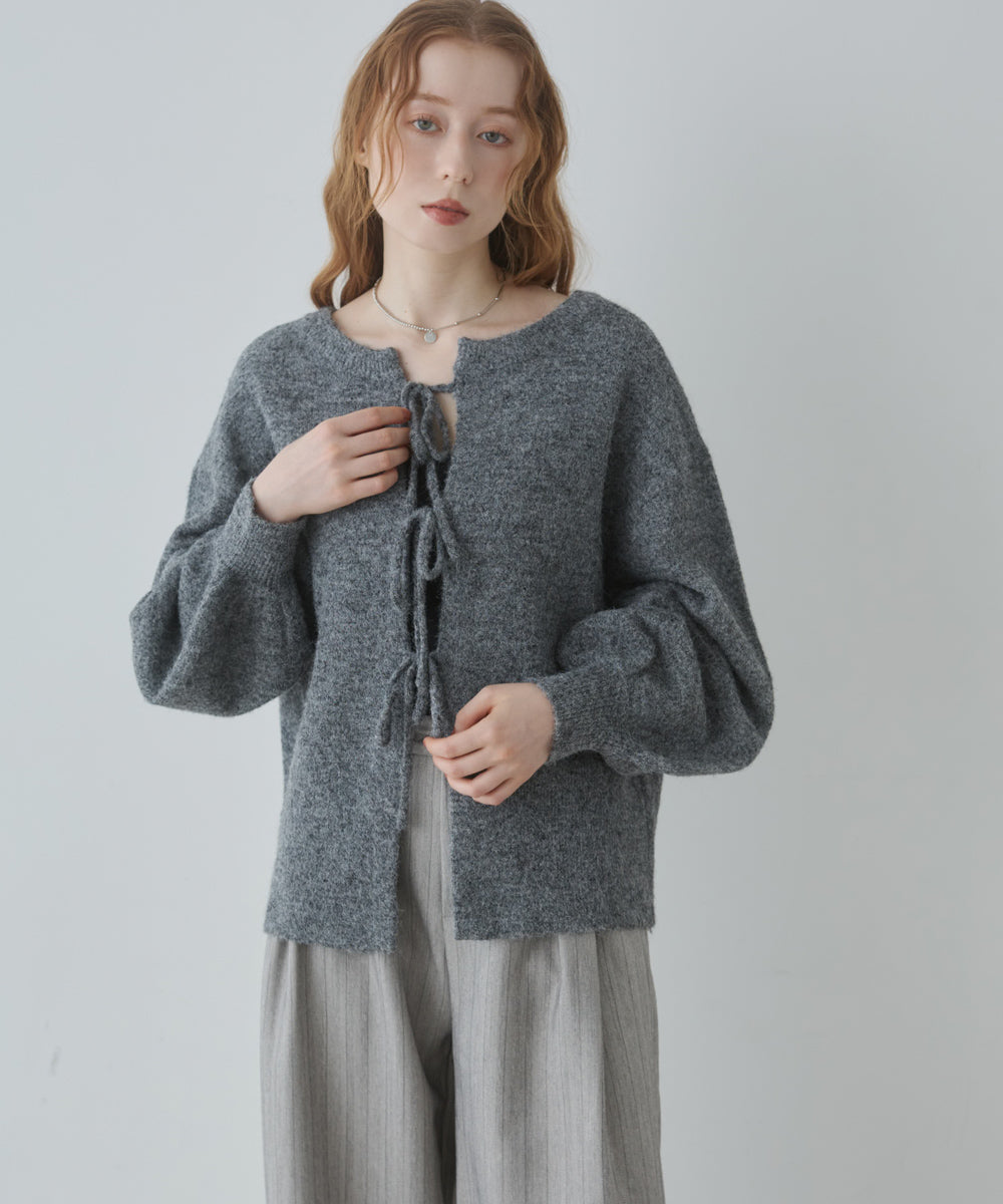 前後2WAYニットトップス+タックキャミワンピース