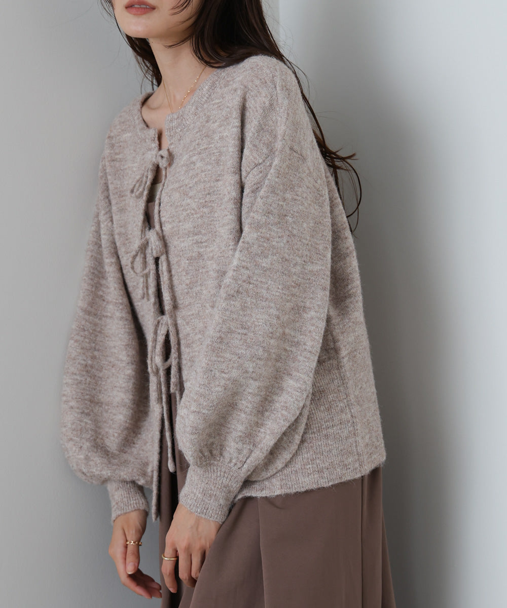 前後2WAYニットトップス+タックキャミワンピース