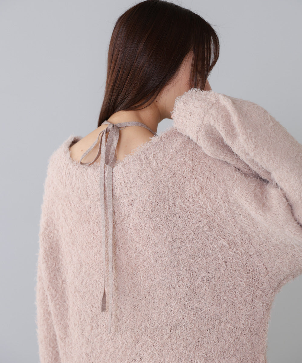 前後2WAYニットカーディガン+ニットキャミワンピース