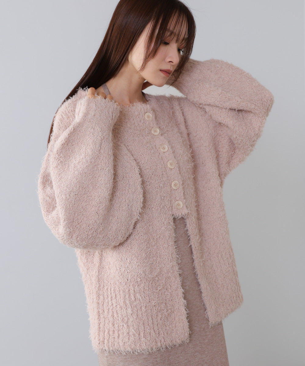 前後2WAYニットカーディガン+ニットキャミワンピース