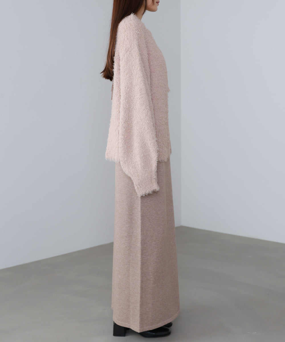 前後2WAYニットカーディガン+ニットキャミワンピース