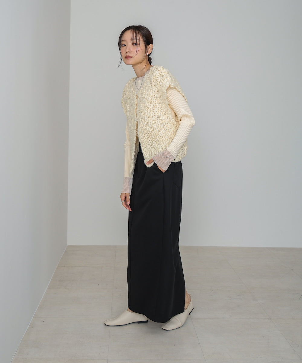 ハンドニットベスト