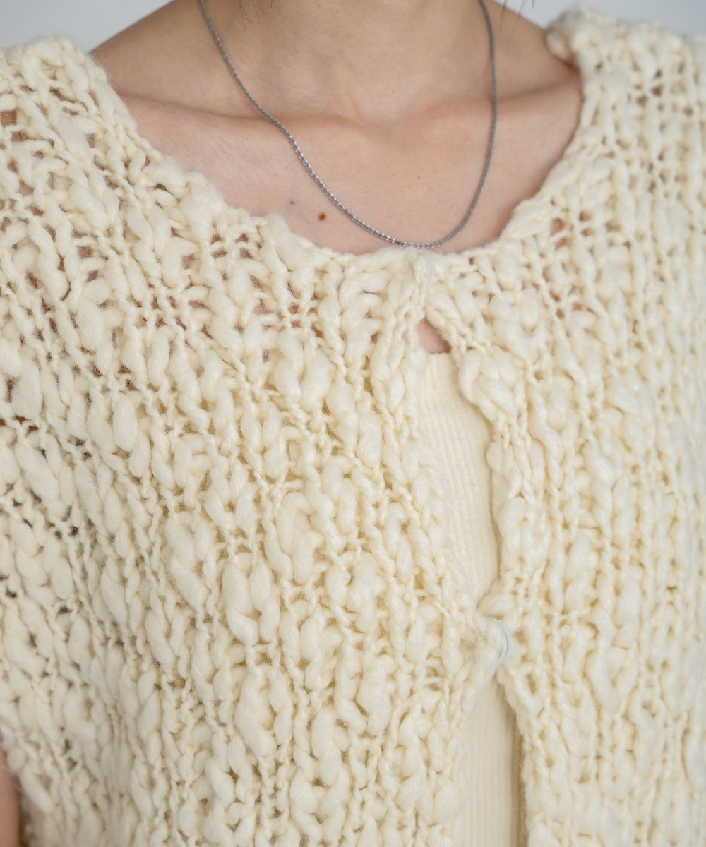 ハンドニットベスト