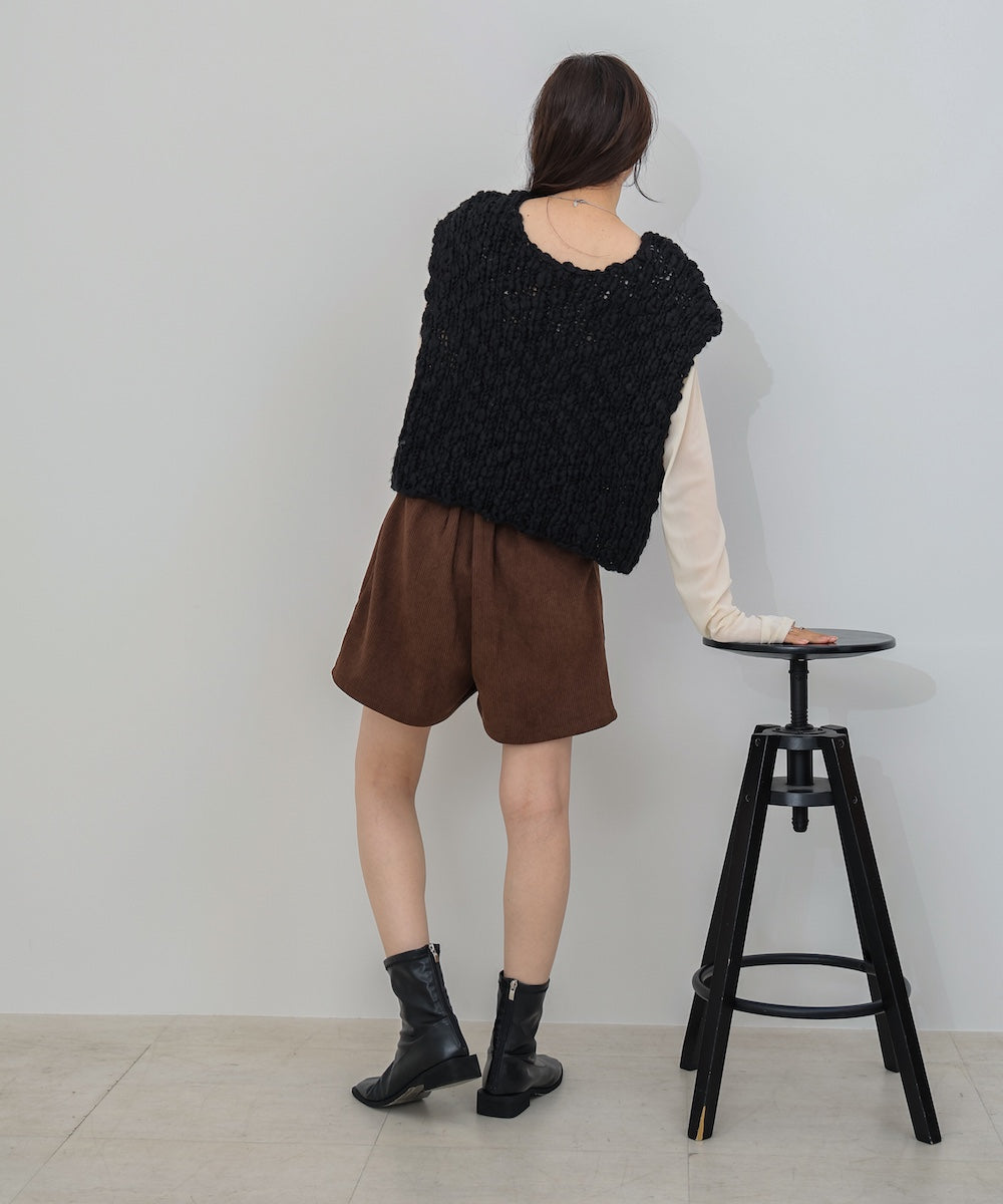 ハンドニットベスト