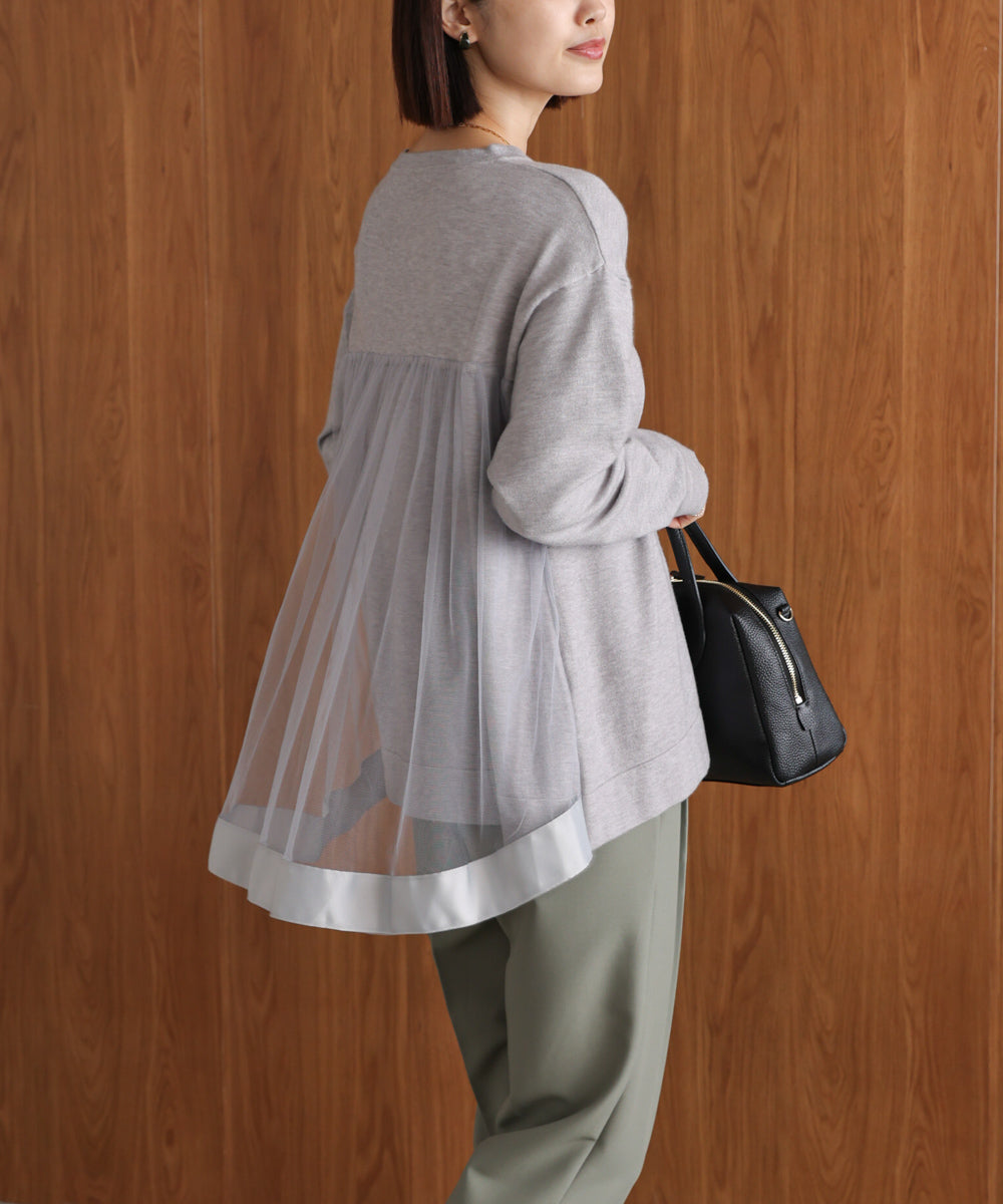 バックチュールニット