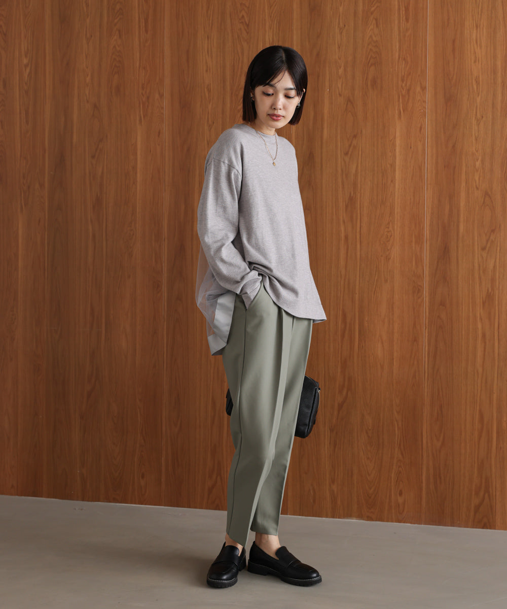 バックチュールニット