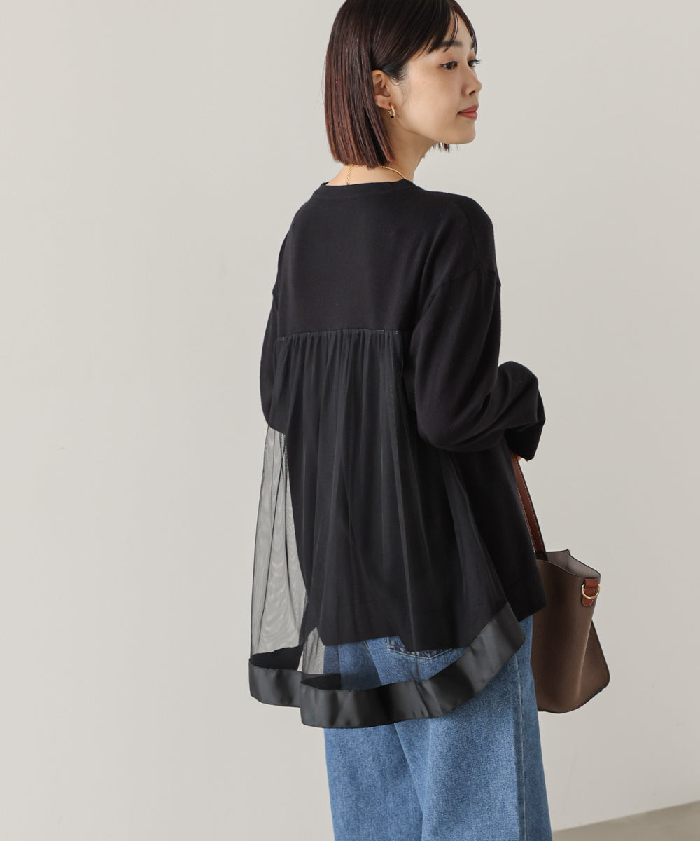 バックチュールニット