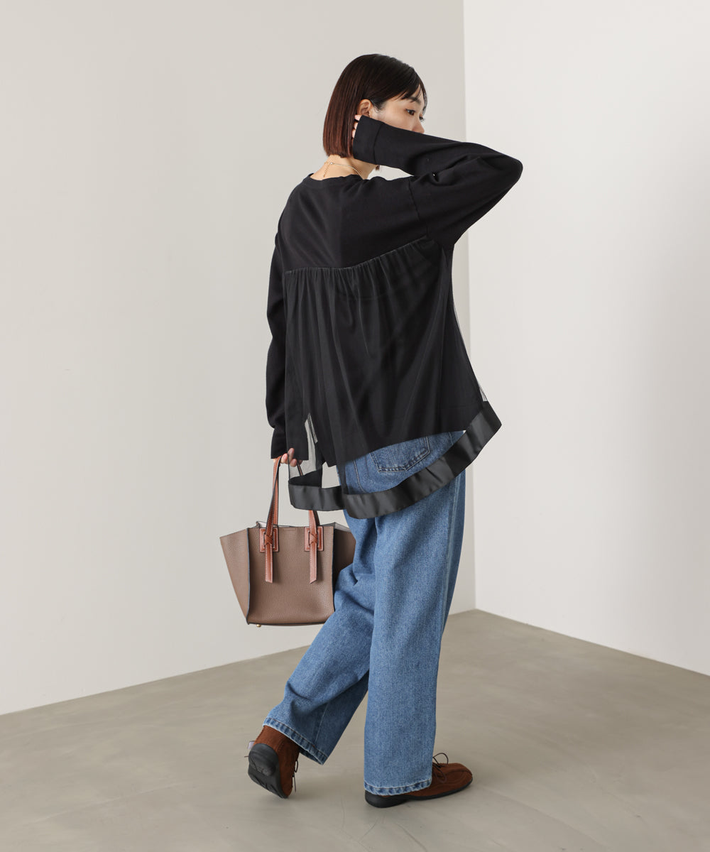 バックチュールニット