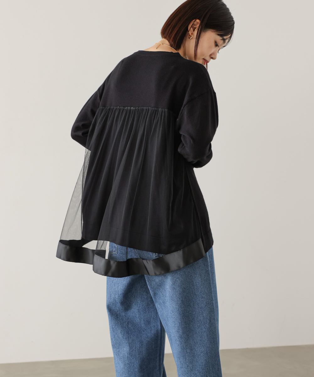 バックチュールニット