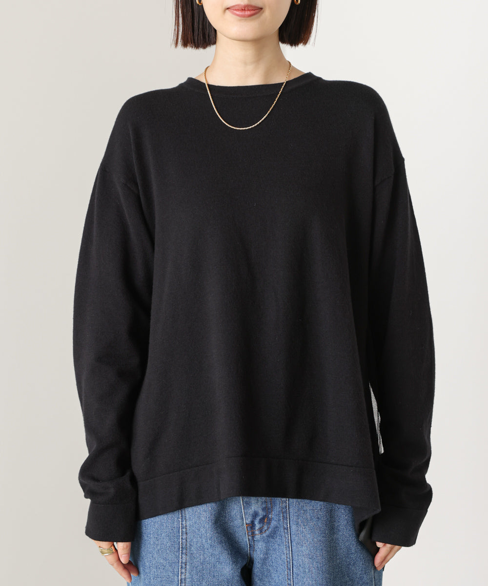 バックチュールニット