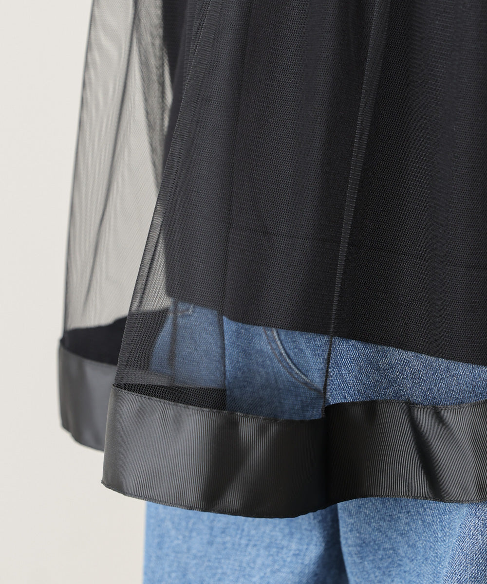 バックチュールニット