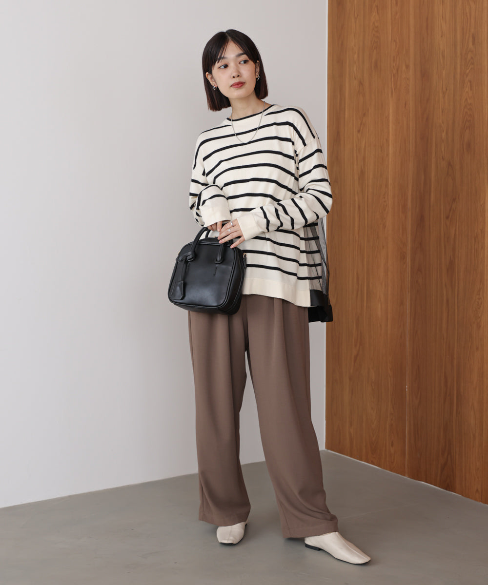 バックチュールニット