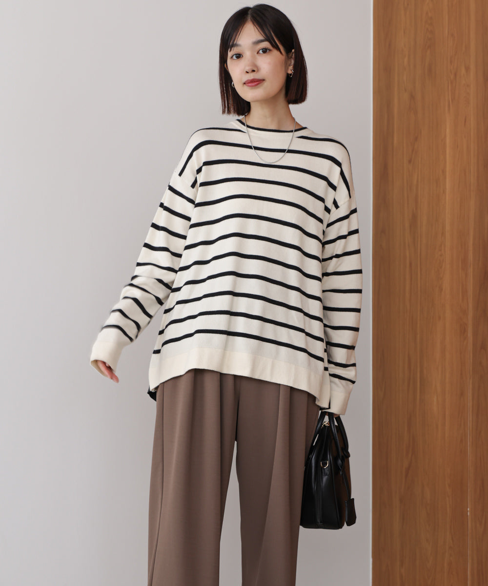 バックチュールニット