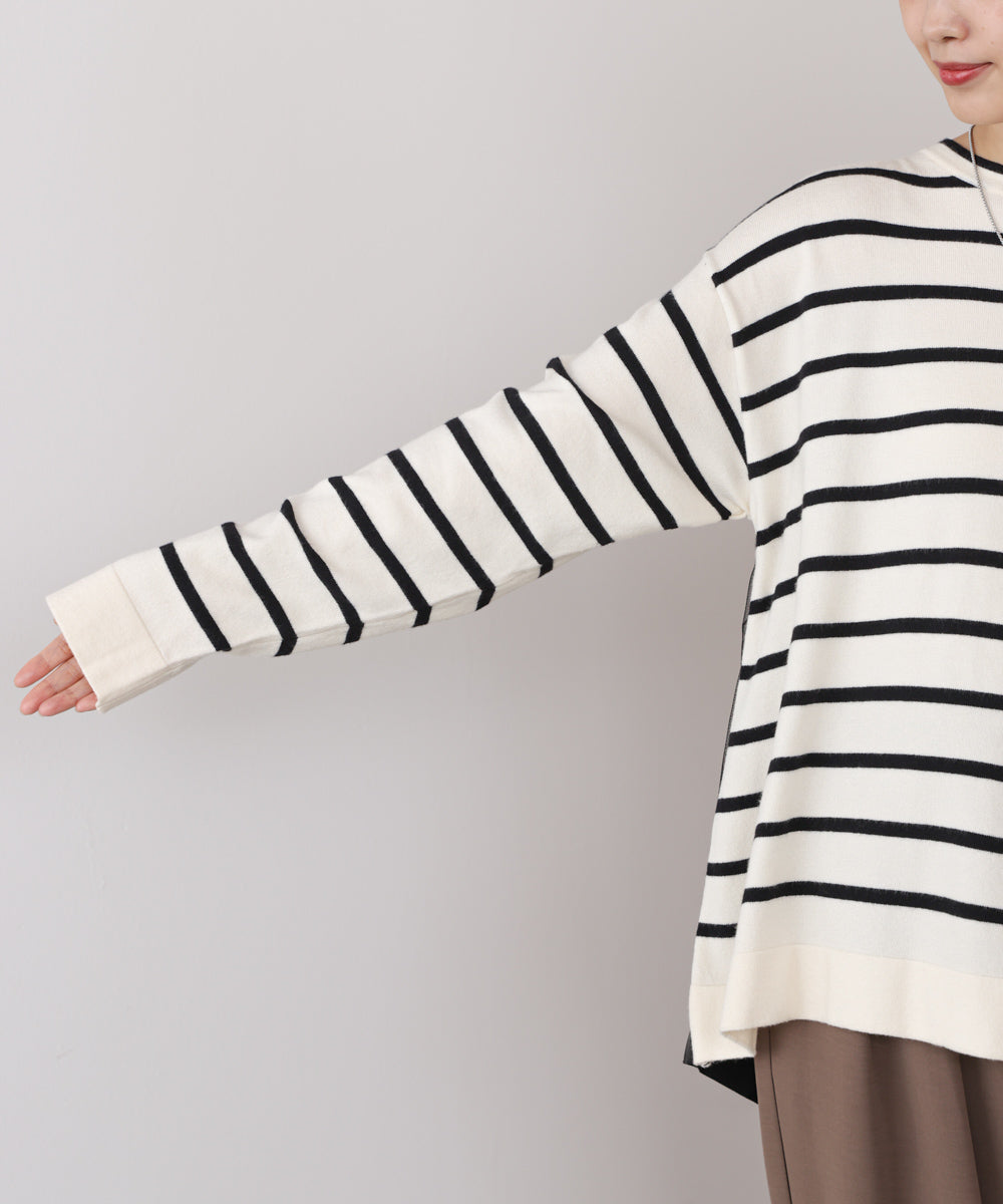 バックチュールニット