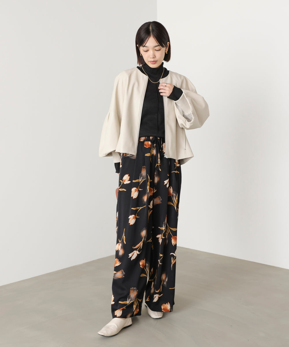 ラメカットソーハイネックインナー